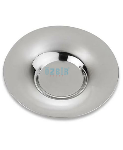 Çelik Çay Tabağı Sade 10 Cm.