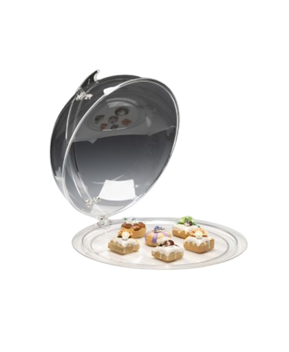ZCP 857-1 Polycarbonat Altlı Sabit Kapaklı Fanus