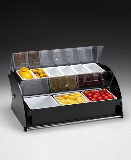 Akrilik Standlı Polycarbonat Double Bar Konteyner ZCP 867