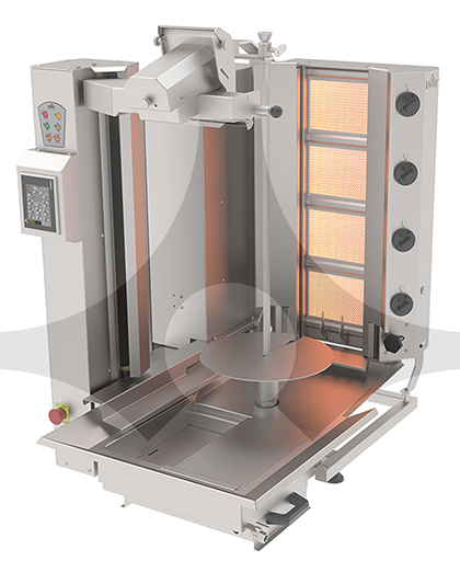 Compact Döner Robotu Gazlı 4 Gözlü