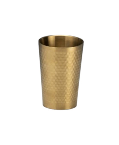 Çelik Çift Duvarlı Kokteyl Bardak Gold ZKC 835