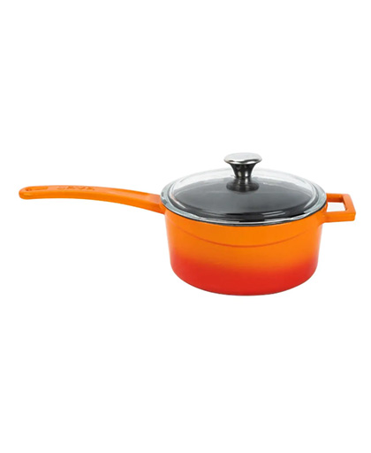 Lava Sos Tenceresi Cam Kapak Metal Tepe Ø18 cm.