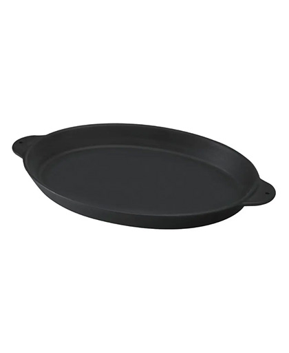 Oval Fajita Tabağı Çift Kulplu 18x24 cm.