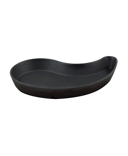 Damla Formlu Yingyang Fajita Tabağı 10x20 cm.