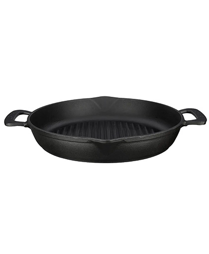 Yuvarlak Izgara Tava Çift Saplı Ø32 cm.