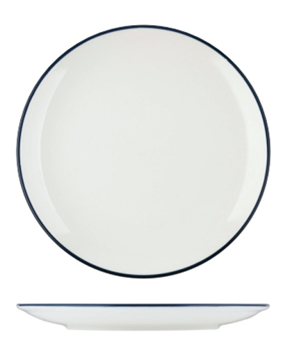 Modest Navy Lona Düz Tabak 28,5 cm