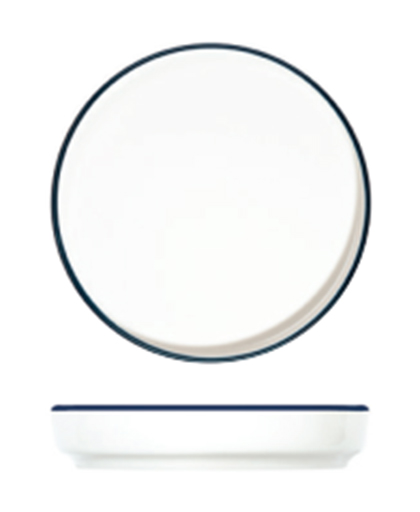 Modest Navy Stolt Düz Tabak 10 cm