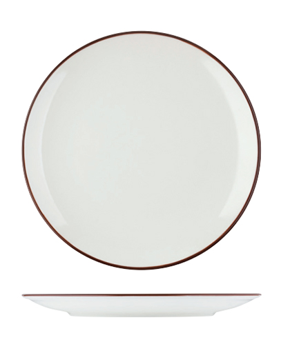 Modest Brown Lona Düz Tabak 28,5 cm