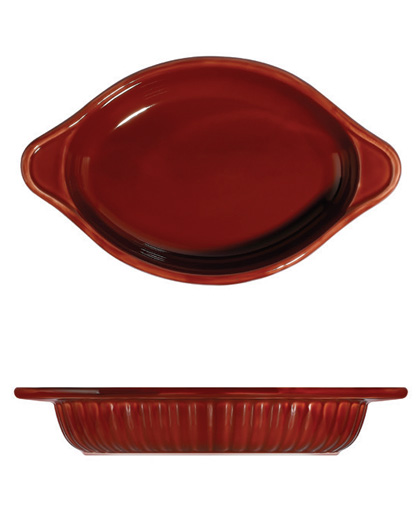 Kora Braise Oval Fırın Kabı 22 cm (22x13 cm)