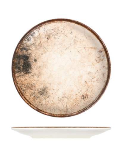 Scoria Lona Düz Tabak 15 cm