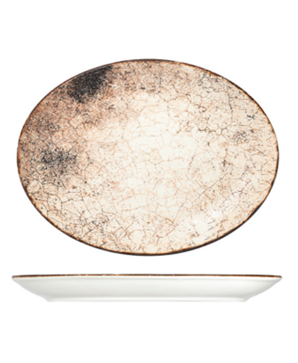 Scoria Lona Oval Tabak 33 cm