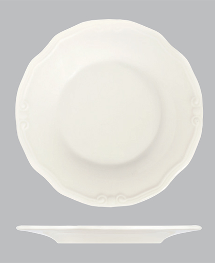 Transparan Tiffany Düz Tabak 20 cm