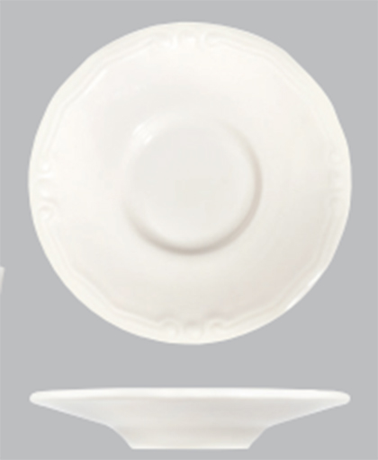 Transparan Tiffany Fincan Tabağı 16 cm