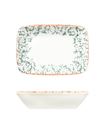 Venecia Green W Quadro Dikdörtgen Kayık 11 cm (10 x7 cm)