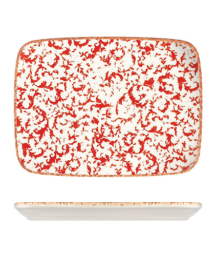 Venecia Maroon Quadro Dikdörtgen Tabak 31 cm (27x20 cm)