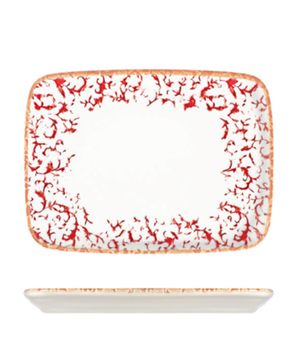 Venecia Maroon W Quadro Dikdörtgen Tabak 31 cm (27x20 cm)