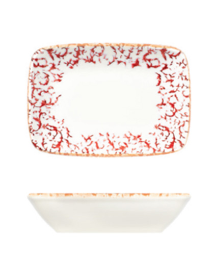 Venecia Maroon W Quadro Dikdörtgen Kayık 11 cm (10x7 cm)