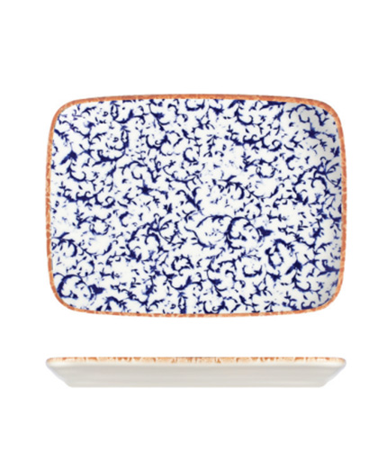 Venecia Navy Quadro Dikdörtgen Tabak 31 cm (27x20 cm)