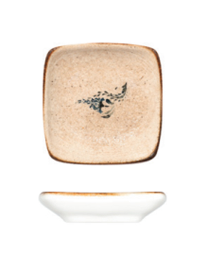 Voyage Navy Quadro Kare Tabak 12 cm (10x10 cm)