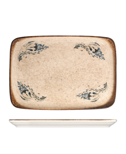 Voyage Navy Quadro Dikdörtgen Tabak 37 cm (33x23 cm)