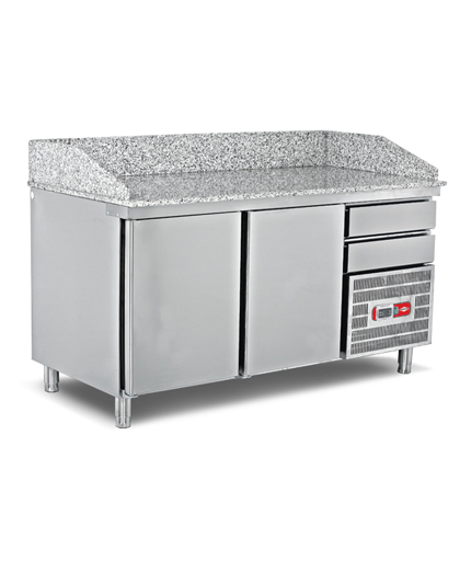 Granit Tablalı Buzdolabı 2 Kapılı 160x80x102