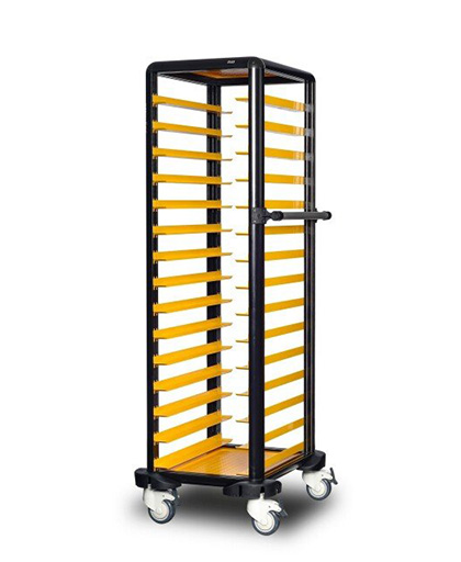 Tekli Servis Tepsi Arabası 150 (Etrafı Açık) 40x60 Tepsi
